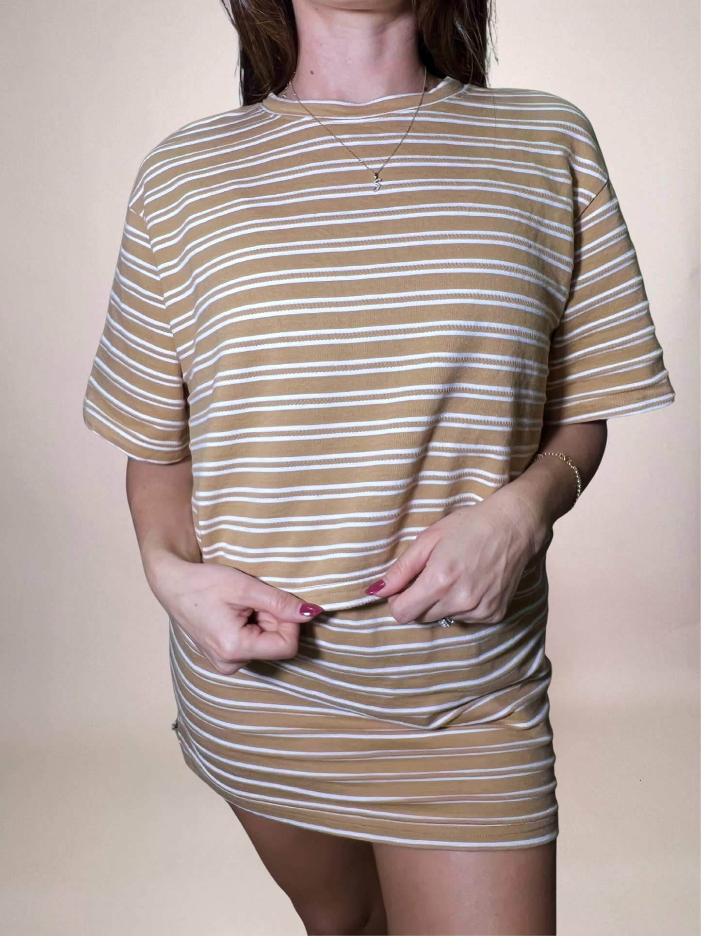 Sierra Striped Boxy Lounge Top