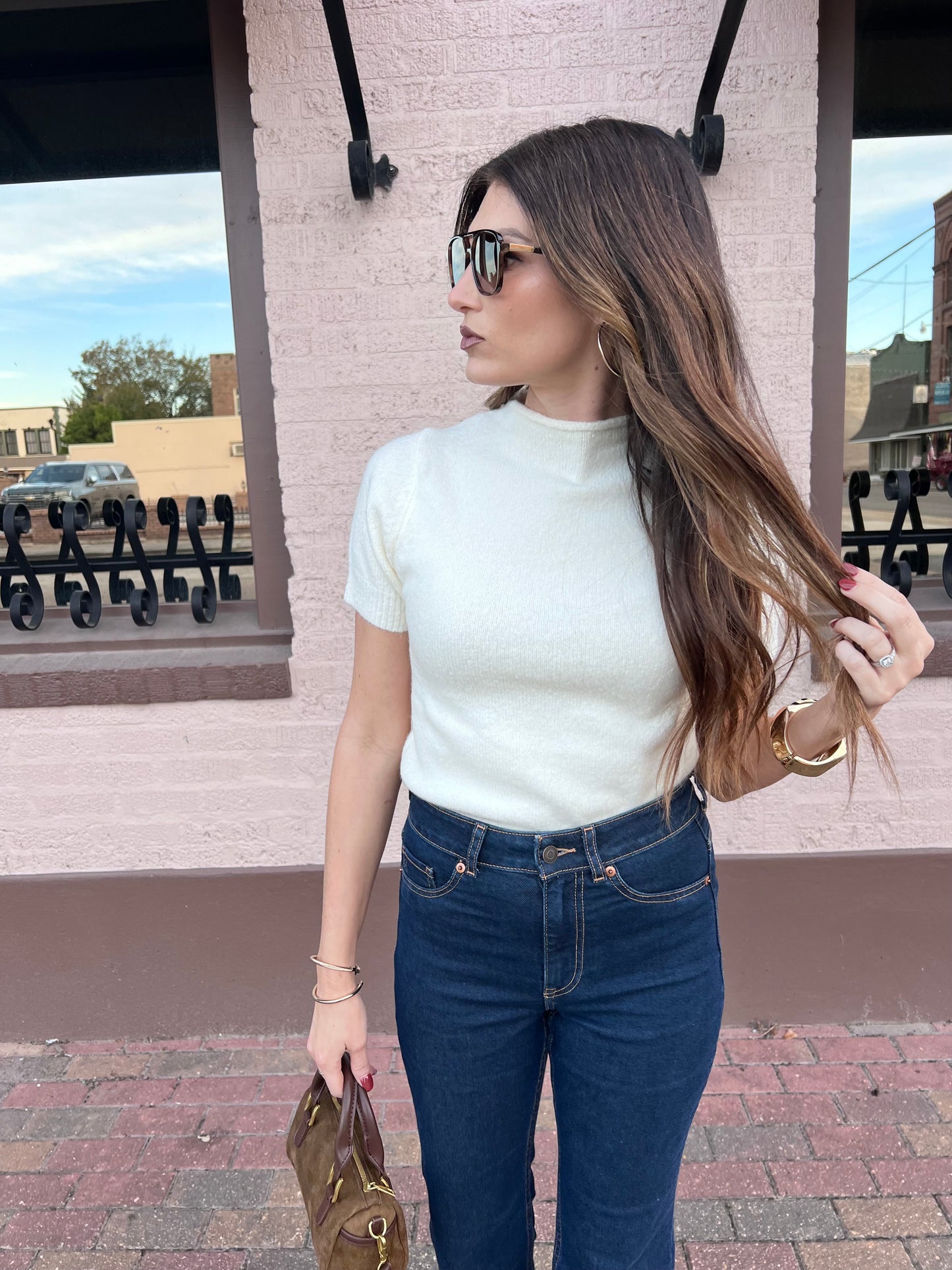 The Bianca Mock Neck Sweater