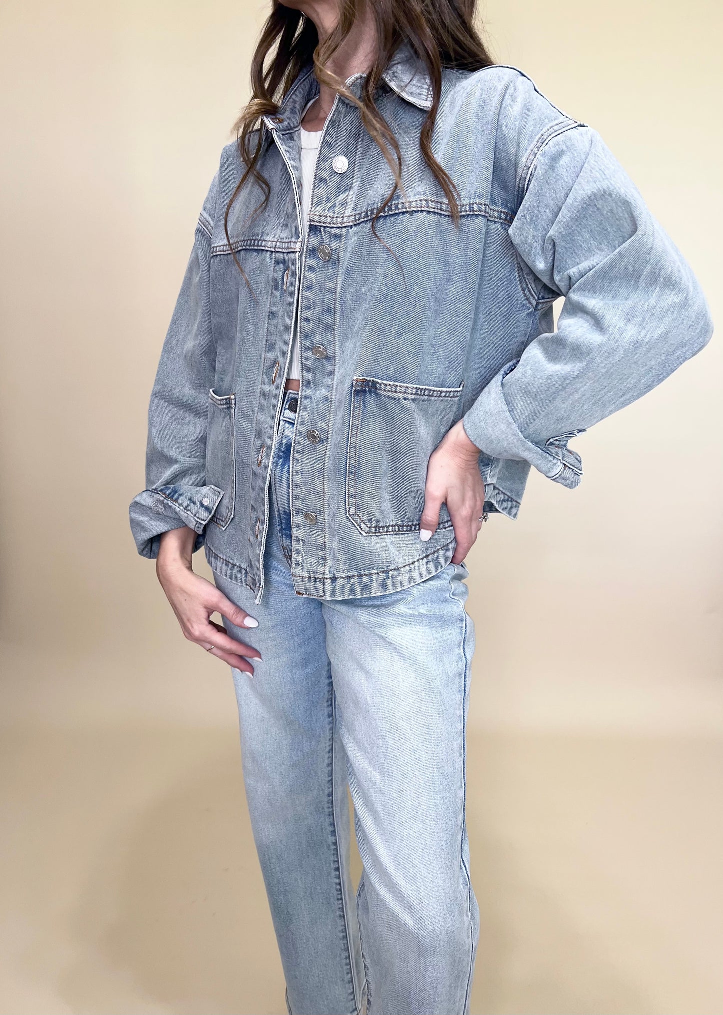 The Preston Light Wash Denim Jacket