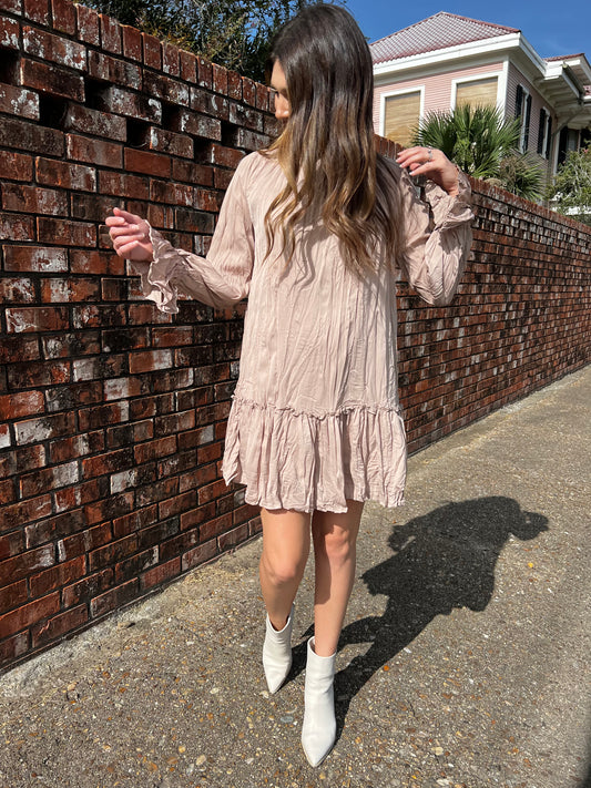 Mocha Mini Dress