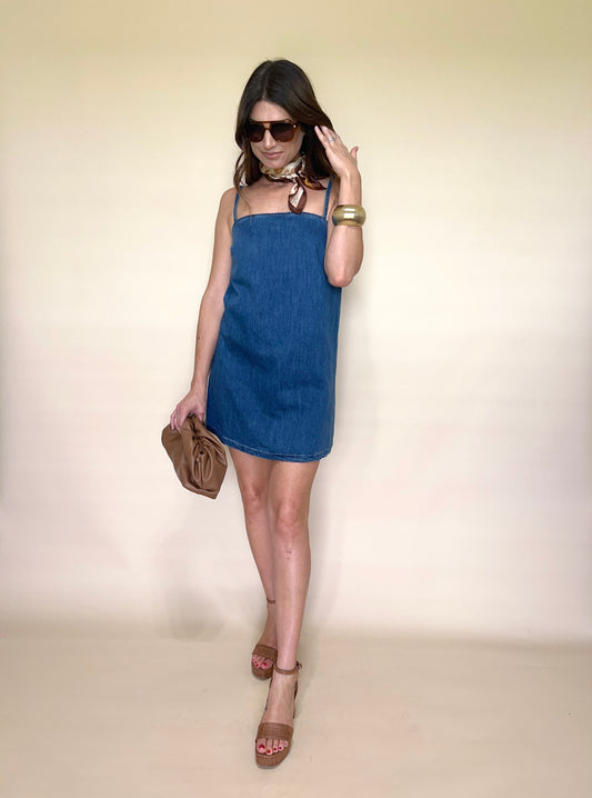 Shelby Denim Mini Dress