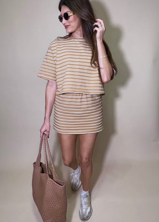 Sierra Striped Lounge Skort