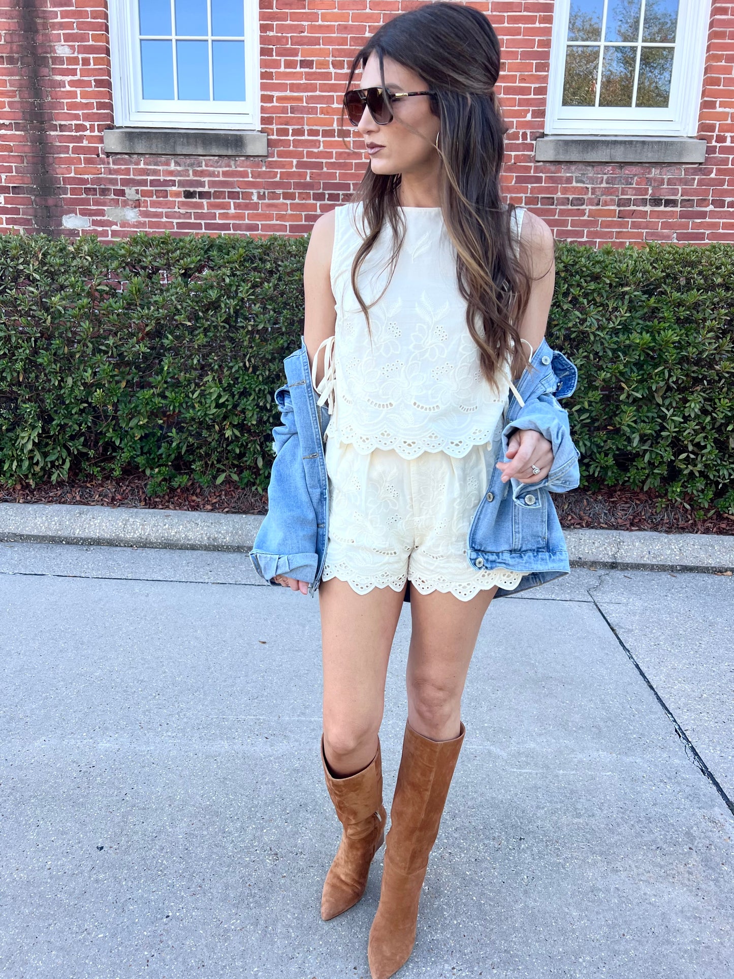 The Annie Embroidered Shorts