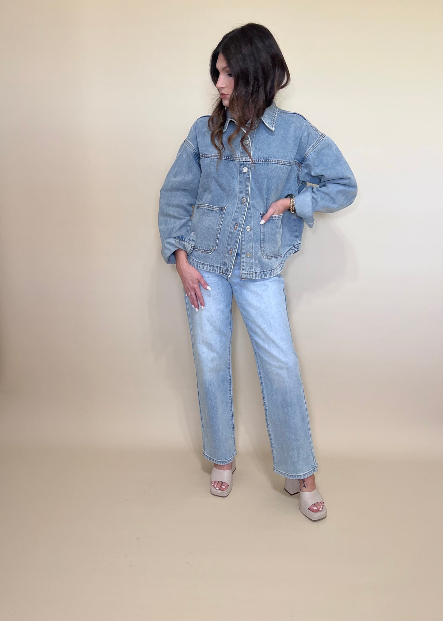 The Preston Light Wash Denim Jacket