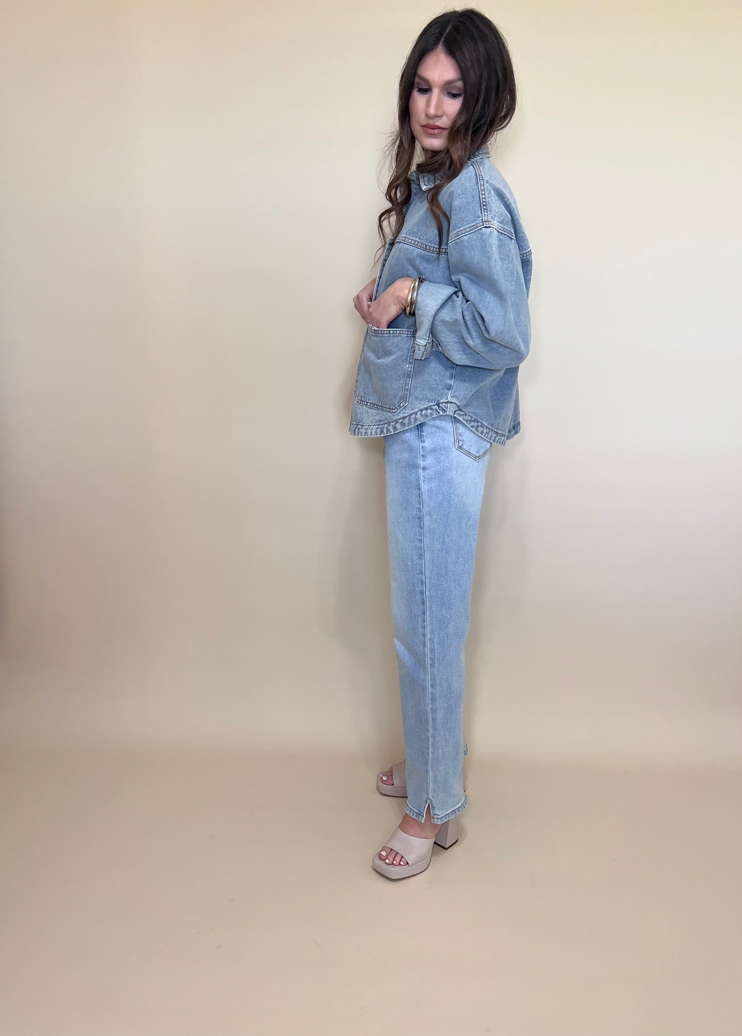 The Preston Light Wash Denim Jacket