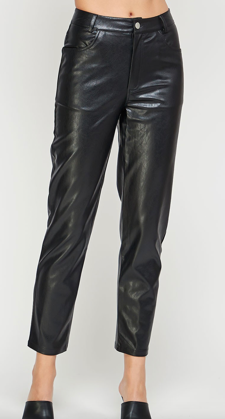 Naughty & Nice Faux Leather Pants